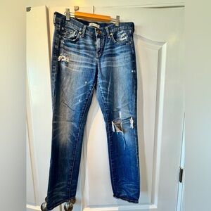 Madewell Slim Boyfriend Jean Distressed